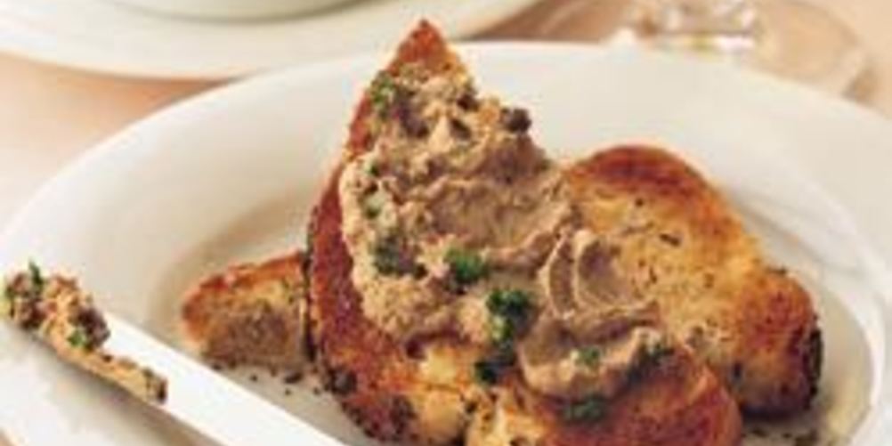 Рецепт мусса-паштета из куриной печени