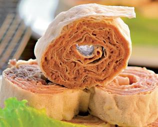 Мясной паштет в лаваше