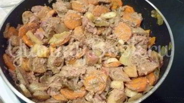 нежный паштет под апельсиновым желе