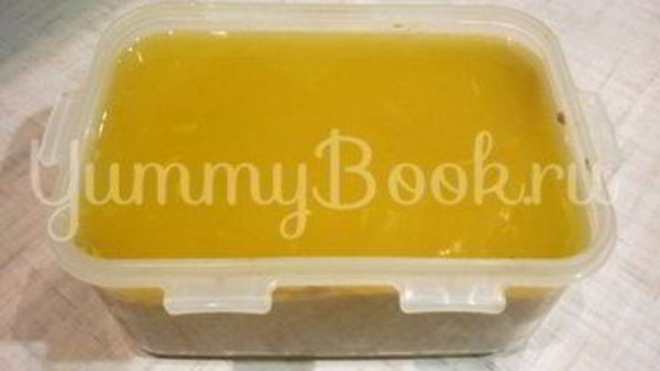 нежный паштет под апельсиновым желе