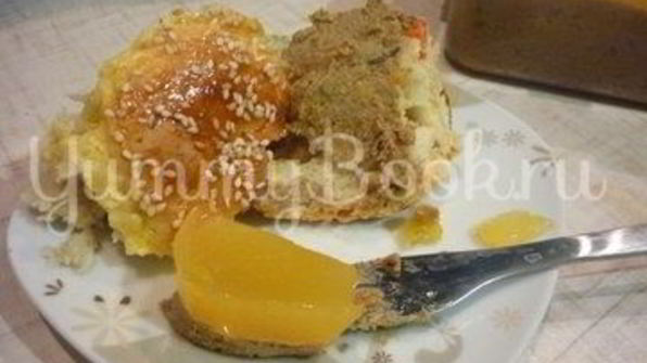 нежный паштет под апельсиновым желе