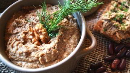 Паштет из фасоли с грибами