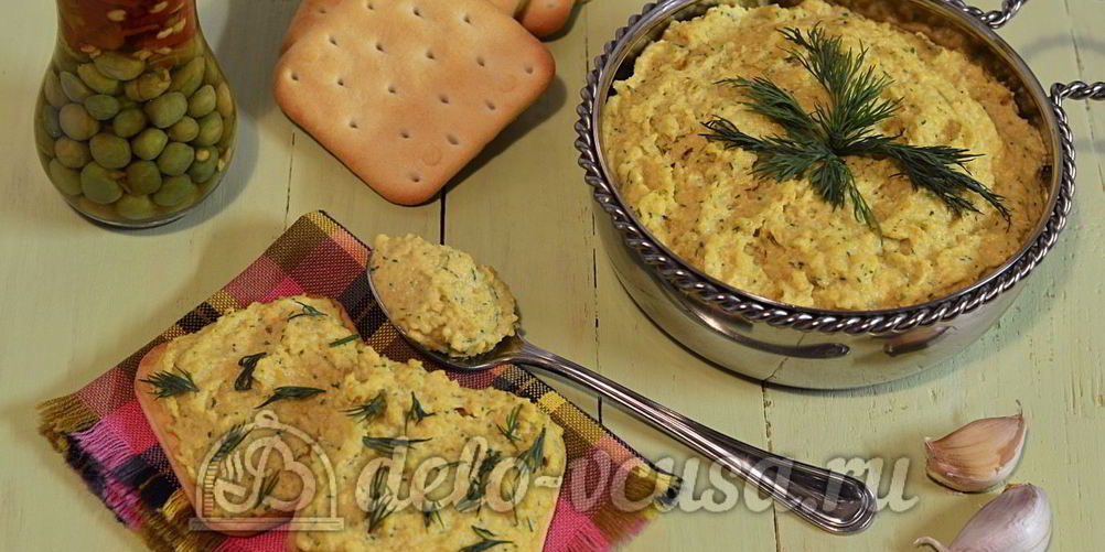 Рецепт паштета из гороха