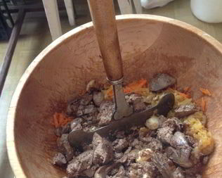 Паштет из говяжьей печени и легкого