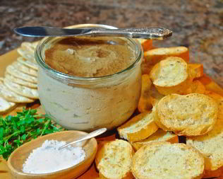 Паштет из куриной печени с луком