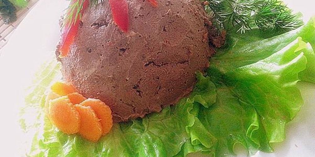 Рецепт паштета из печени деревенский
