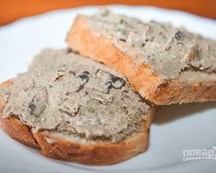 Паштет из печени и грибов