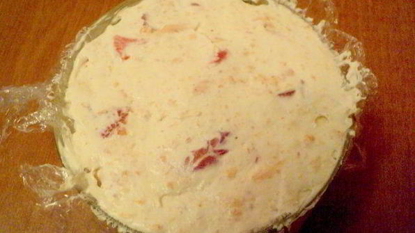 паштет из слабосоленой семги под соусом