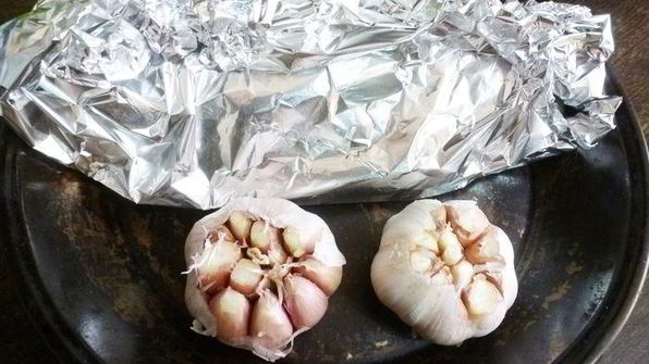 паштет из запеченной скумбрии с чесноком