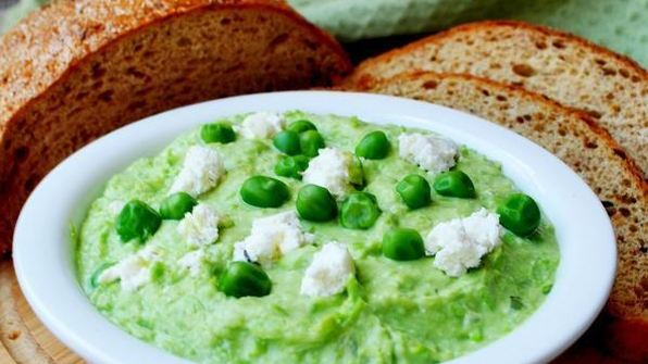 паштет из зеленого горошка