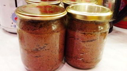 Печеночный паштет на зиму в банках