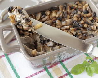 Печеночный паштет с грибами