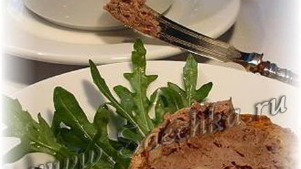 Печеночный паштет с яблоком