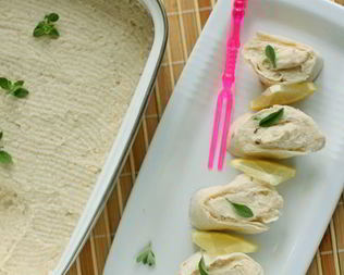 Постный паштет из фасоли