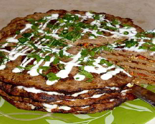 Печеночный торт с морковью