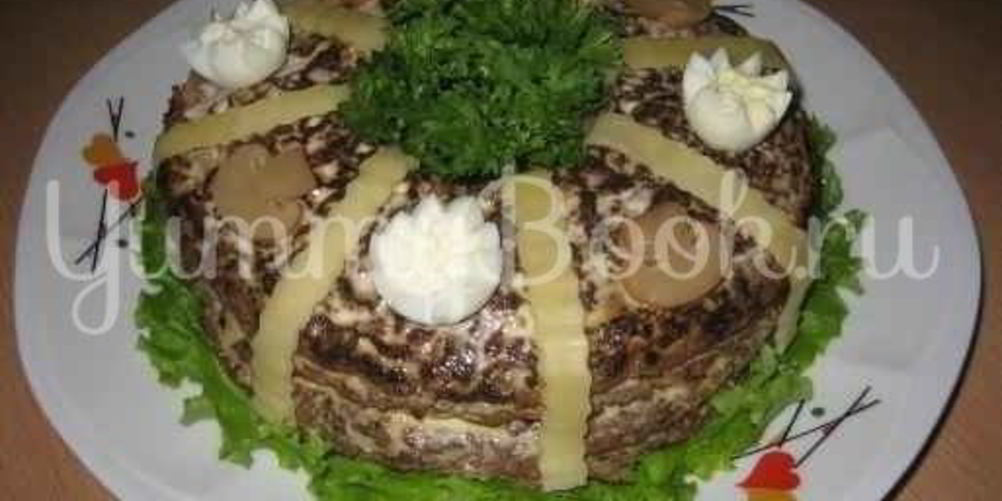 Рецепт торта из говяжьей печени