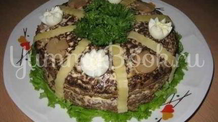 Торт из говяжьей печени