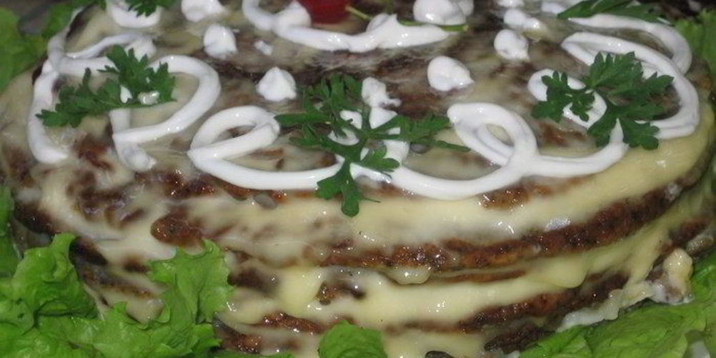 Рецепт тортика печеночного