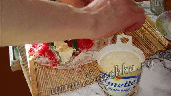 горячие роллы сяке харумаки