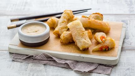 Индонезийские роллы с овощами