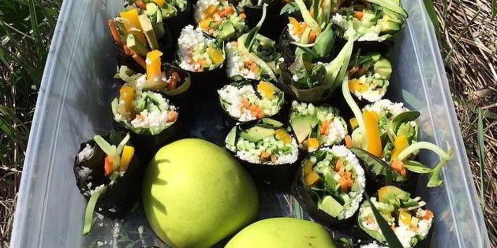 Рецепт овощных роллов без риса