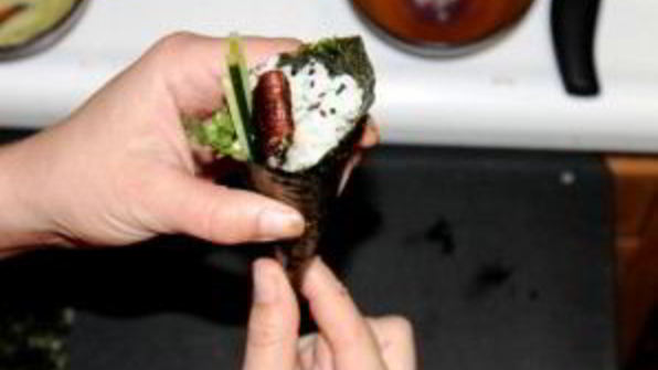 ролл с угрем