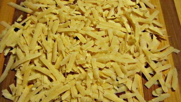 роллы из баклажанов со спагетти