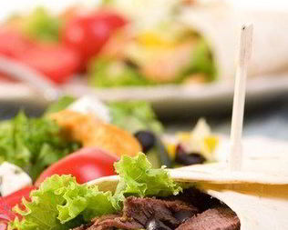 Роллы из говядины и сыра