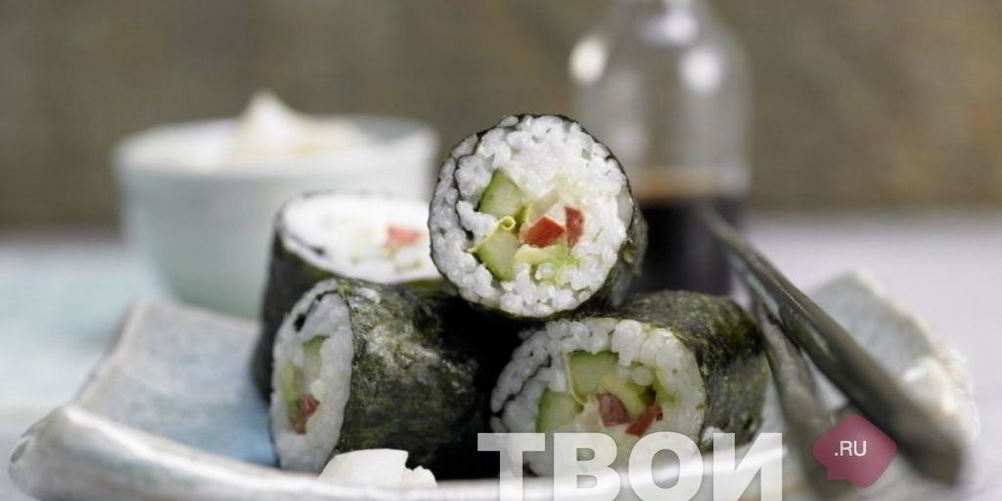 Рецепт роллов с огурцом