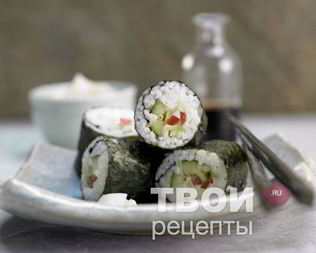 Роллы с огурцом
