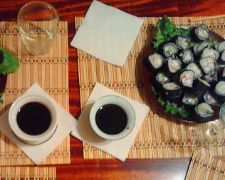 Роллы с семгой