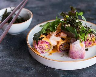 Спринг-ролл с креветками