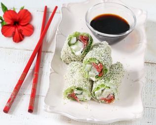 Спринг роллы из рисовой бумаги