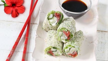 Спринг роллы из рисовой бумаги