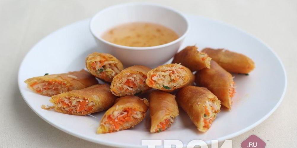 Рецепт вегетарианских спринг роллы