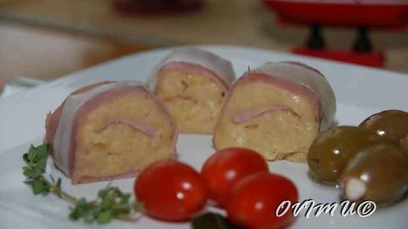 ветчино-картофельные роллы