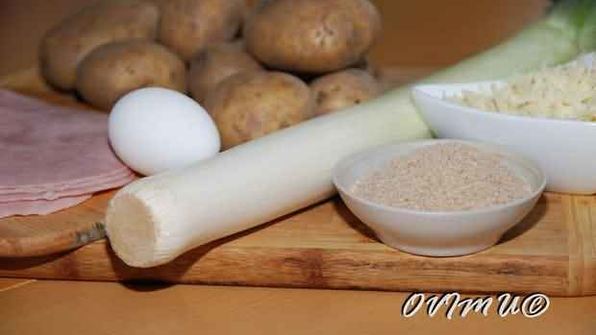 ветчино-картофельные роллы