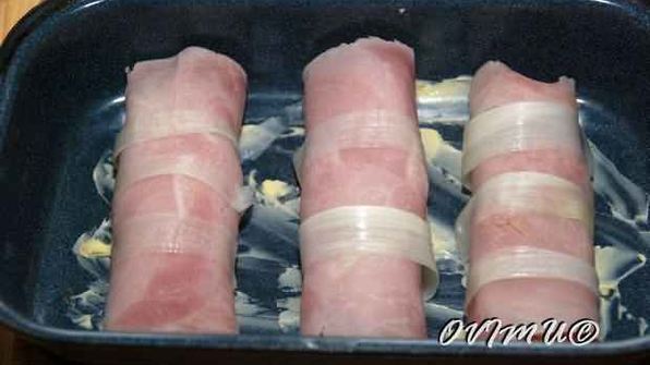 ветчино-картофельные роллы