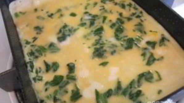 яичный ролл на завтрак