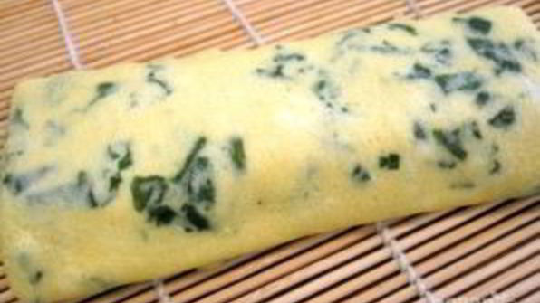 яичный ролл на завтрак