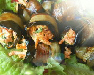 Баклажаны-рулетики