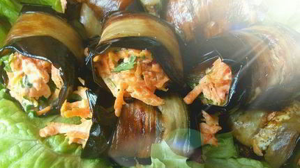 Баклажаны-рулетики