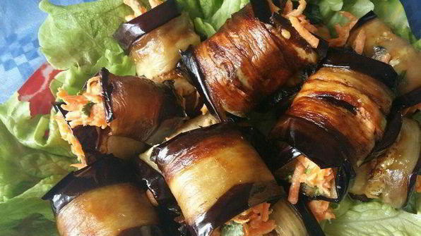 баклажаны-рулетики