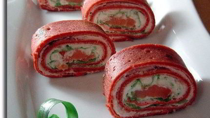 Блинные рулетики Сюрприз