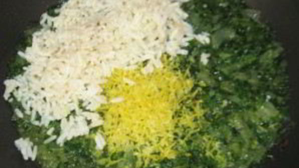 фаршированный рулет из семги с рисом и шпинатом