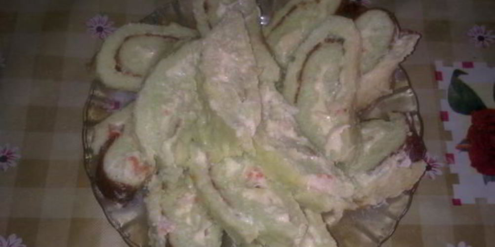 Рецепт кабачкового рулета с креветками