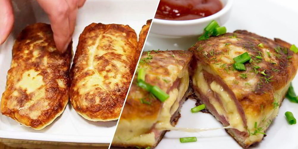 Рецепт картофельных рулетов с начинкой