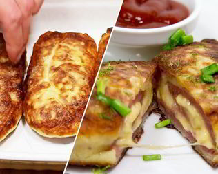 Картофельные рулеты с начинкой