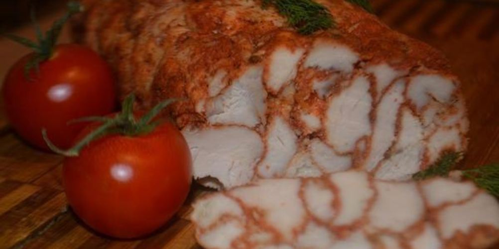 Рецепт куриного рулета с паприкой