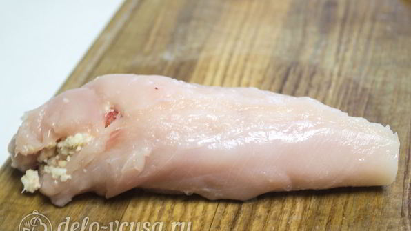 куриный рулет с рисом